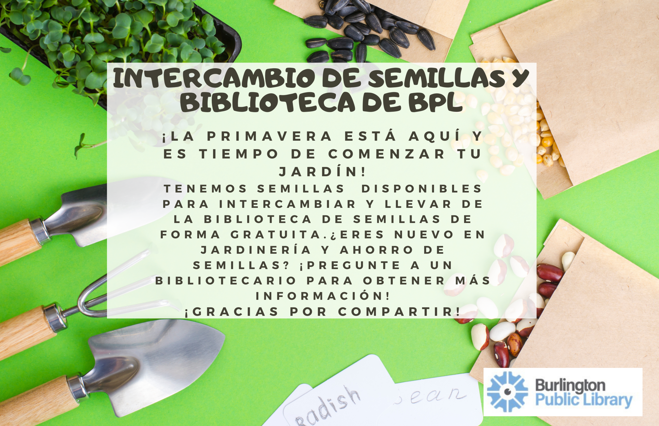 seed exchange spanish