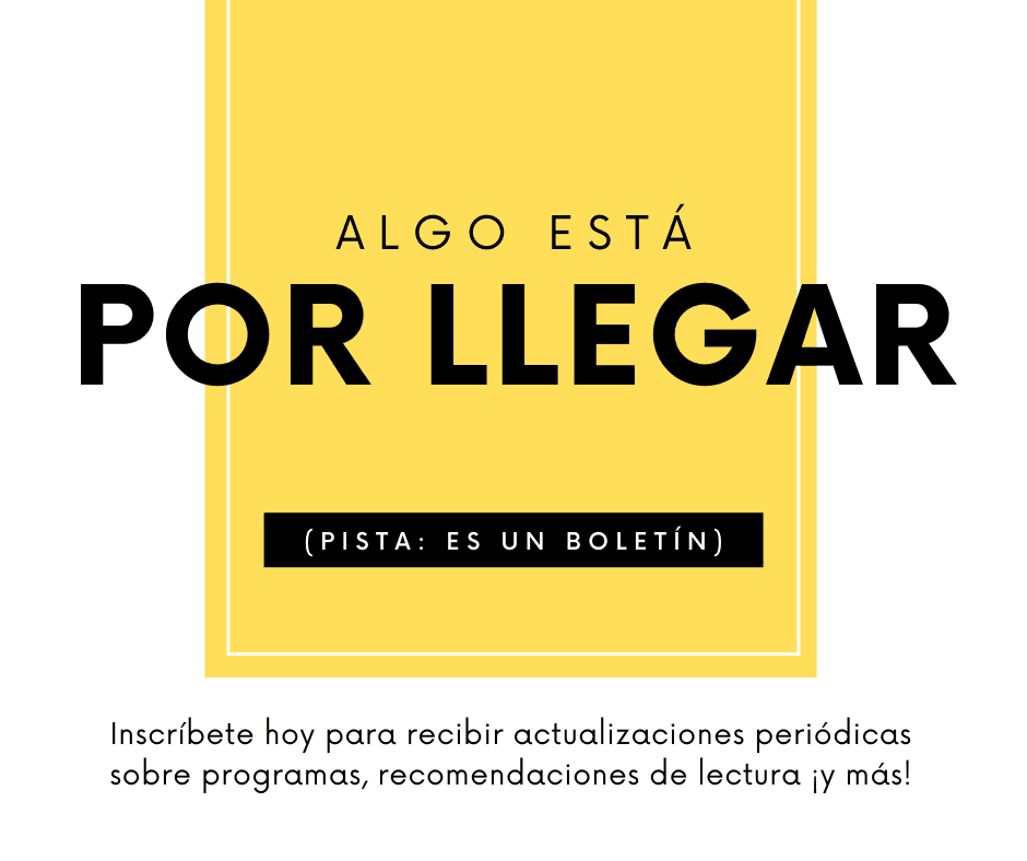 Something is Coming Soon announcement flier in Spanish, decorative