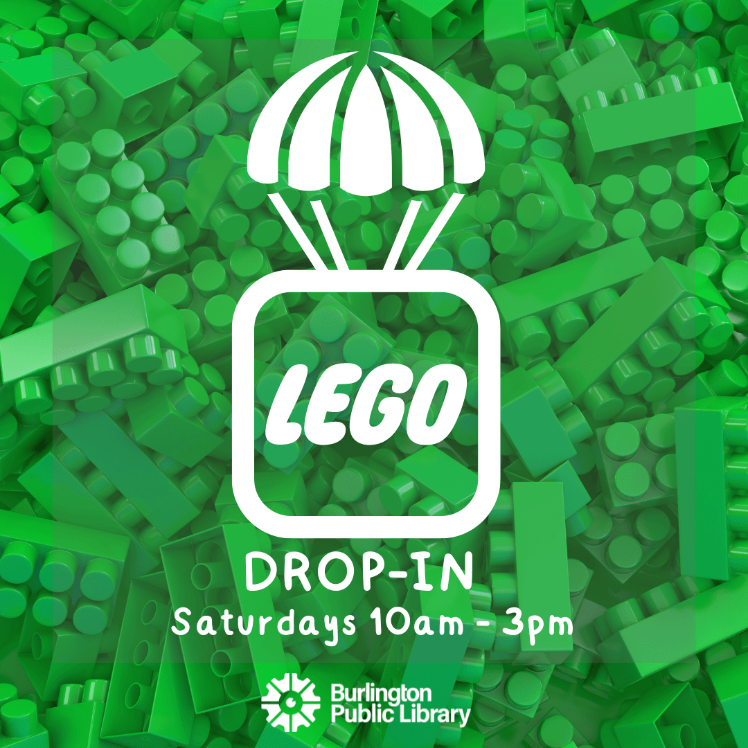 Lego Drop in Saturdays 10 am to 3 pm