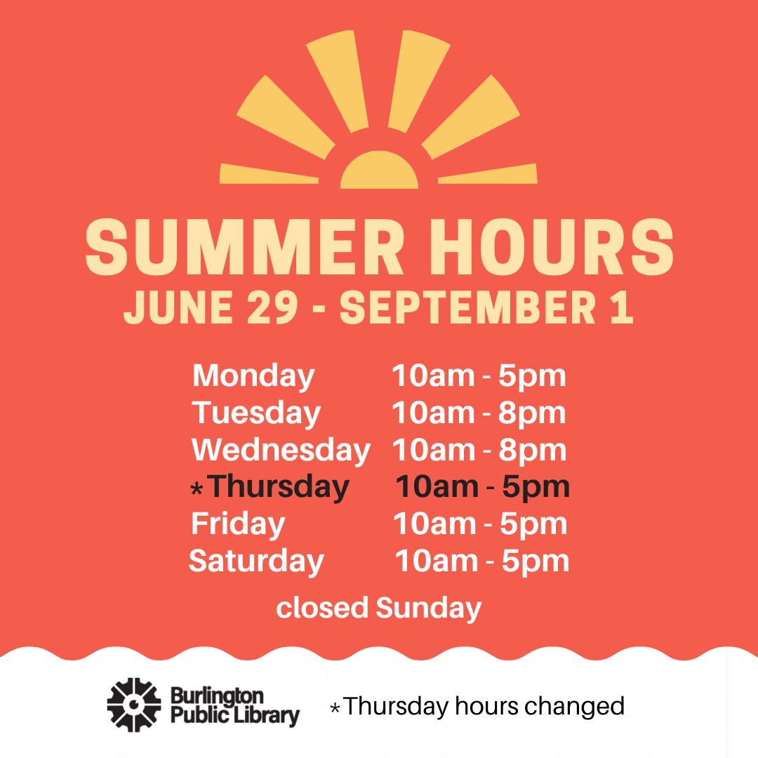 Summer Hours List